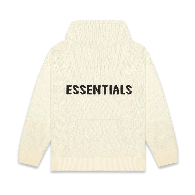 Fear of God Essentials Knit Hoodie (FW20) Buttercream