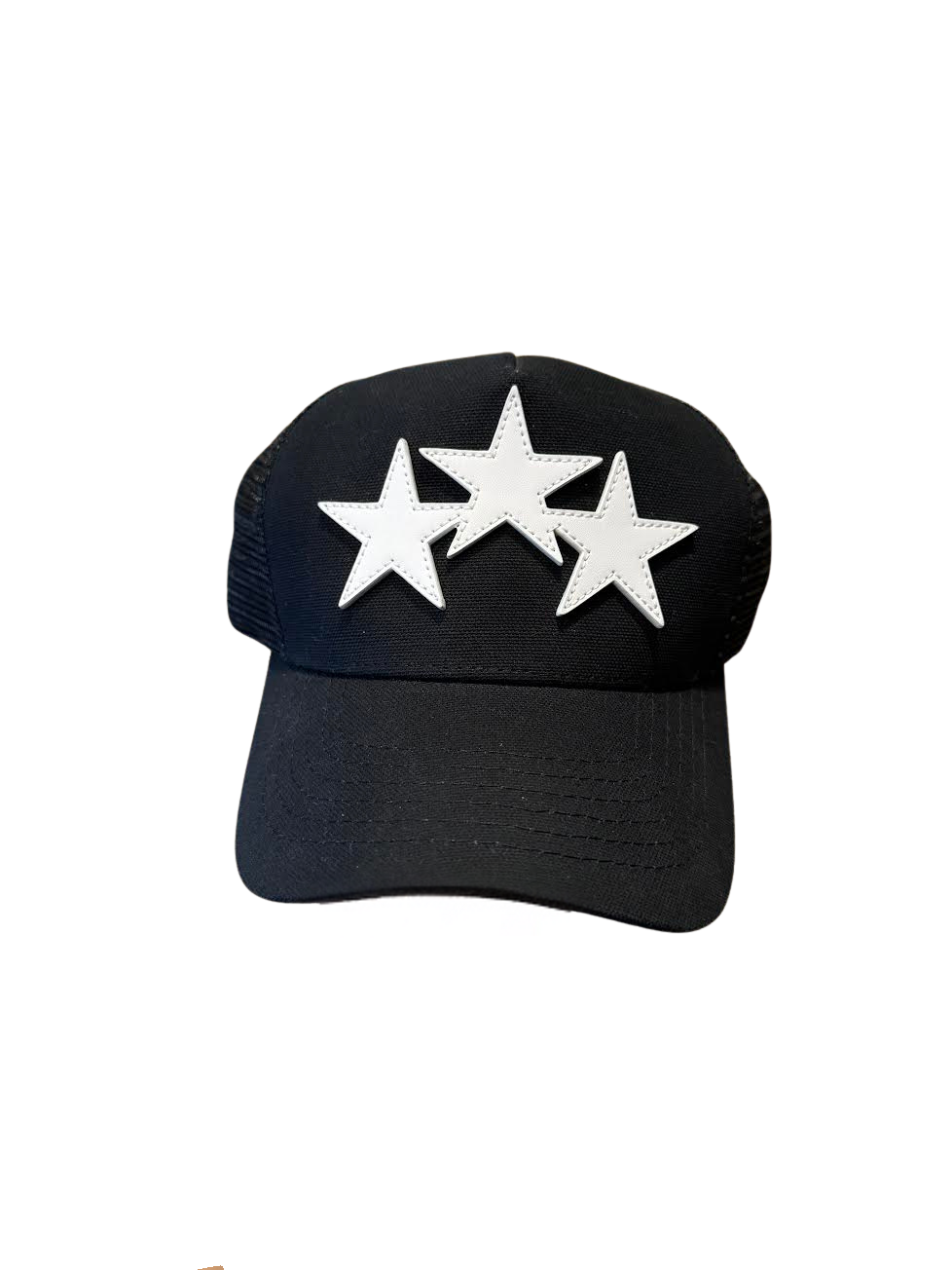 Amiri White Star Trucker Hat Black (Preowned)