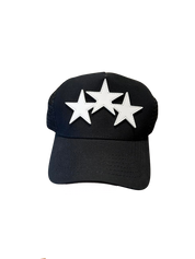 Amiri White Star Trucker Hat Black (Preowned)