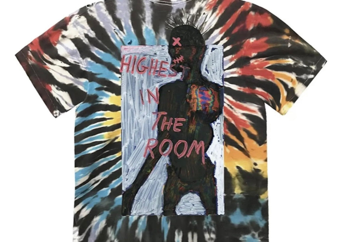 Travis Scott Highest In The Room Tee Tie Dye (Preowned)