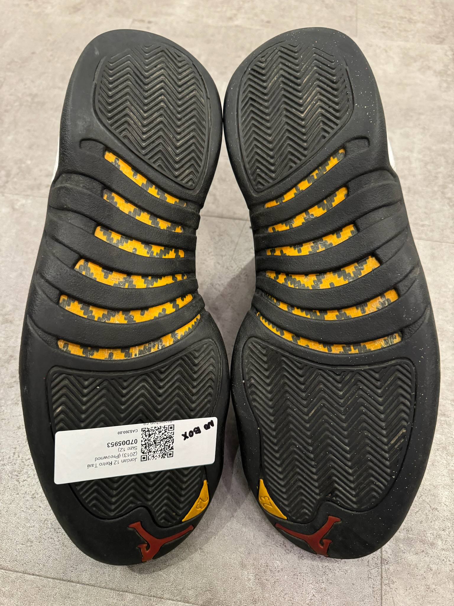 Jordan 12 Retro Taxi (2013) (Preowned Size 12)