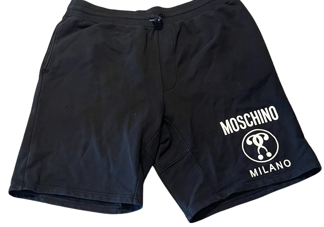 Moschino Double ? Milano Shorts Black (Preowned)