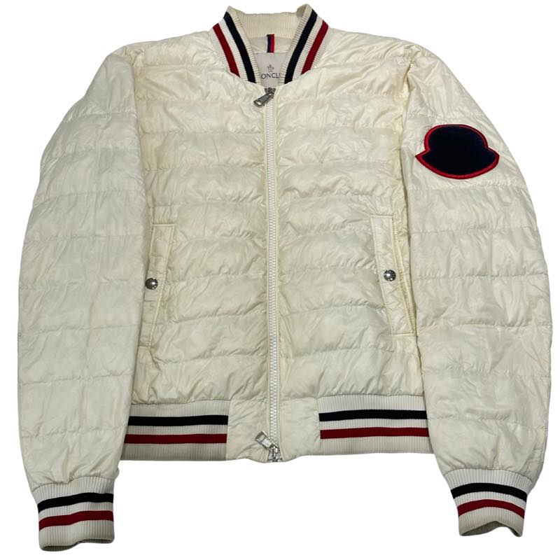 Moncler Deltour Cream Down Jacket, pre-owned, size M – photo 1 of 2