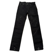 Maison Margiela Stereotypical Paint Splattered Black Denim Jeans (Lightly Used)