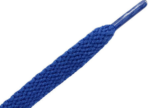 Flat Dark Blue Shoelaces