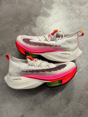 Nike Air Zoom Alphafly Next% Flyknit White Pink (Preowned)