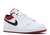 Jordan 1 Low White Gym Red (GS)