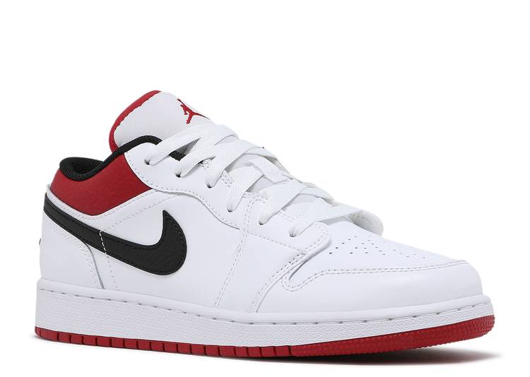 Jordan 1 Low White Gym Red (GS)