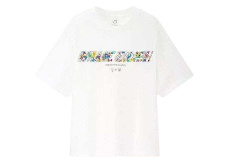 Billie Eilish Flower Logo Tee (US Womens Sizing) White