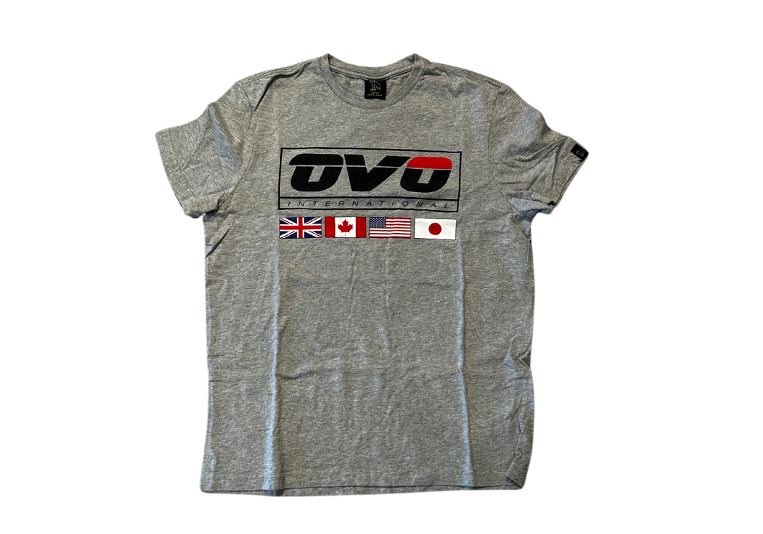 Ovo International Logo Tee Grey (Preowned)