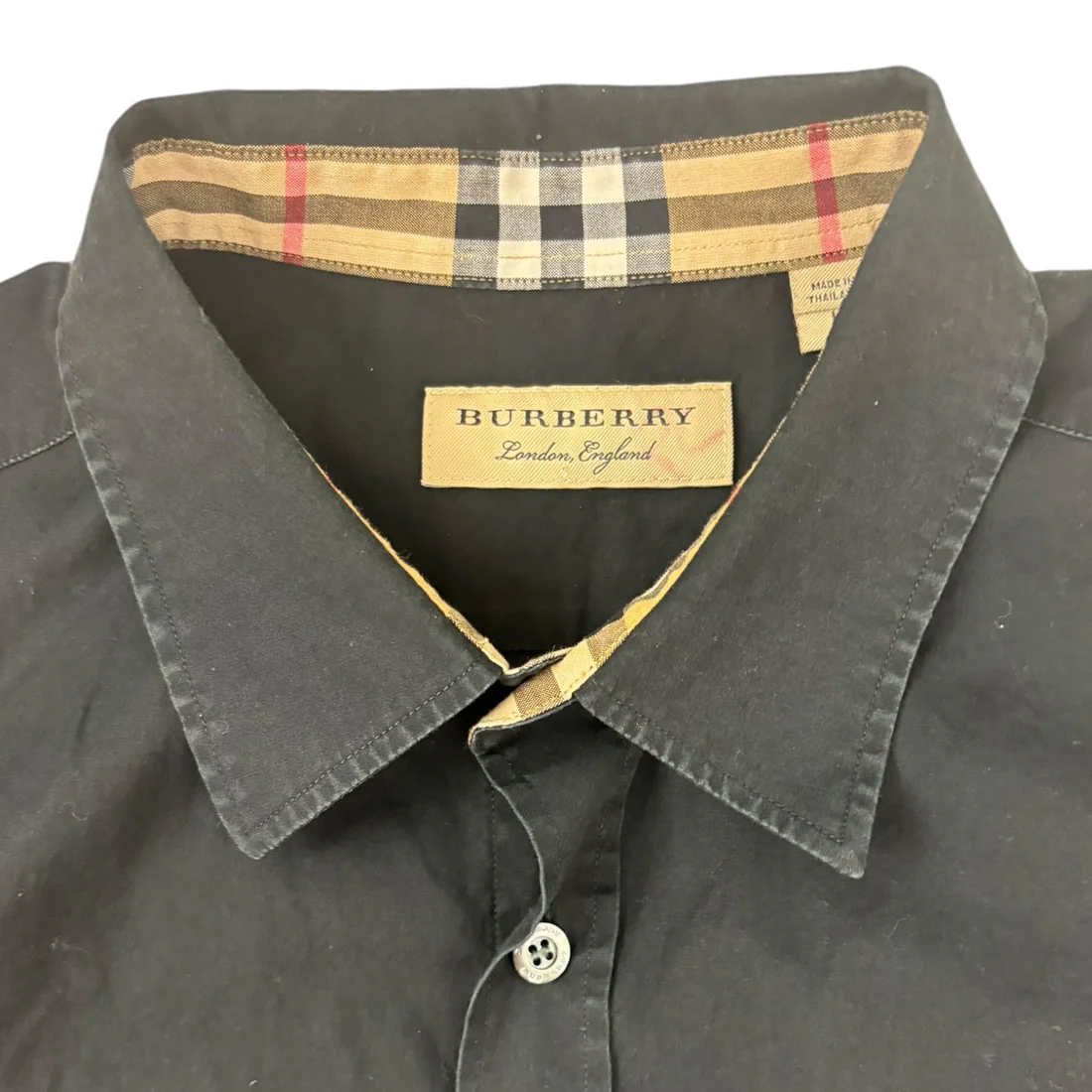 Burberry Button-Up Shirt Black (Preowned)