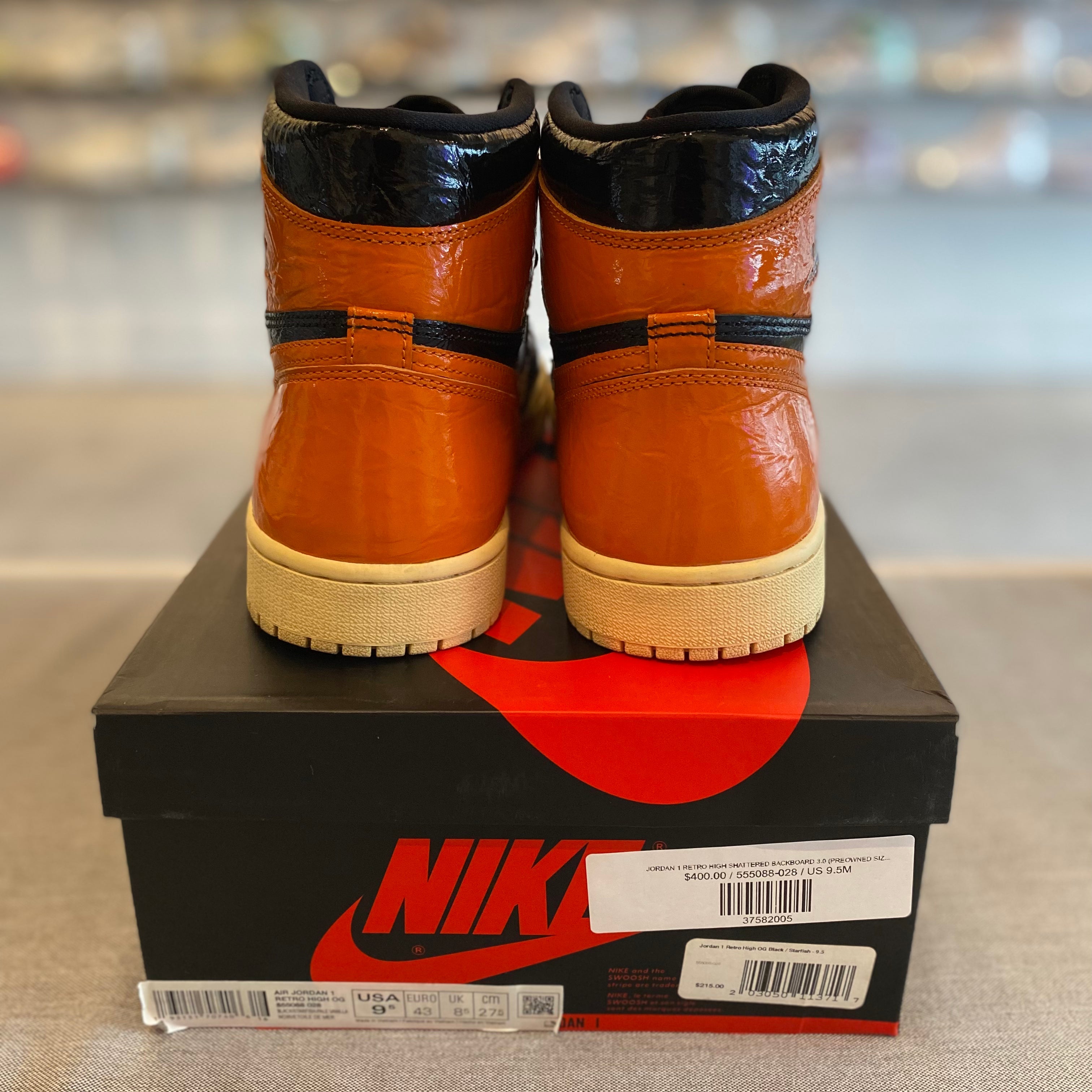 Jordan 1 Retro High Shattered Backboard 3.0 (Preowned Size 9.5)