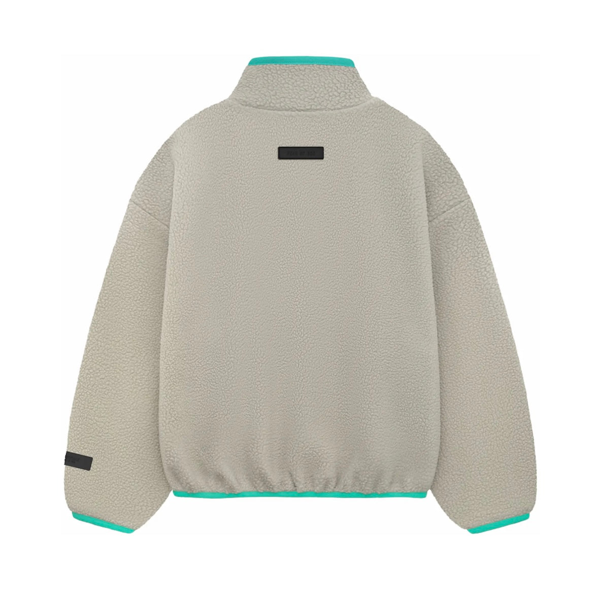 Fear of God Essentials Kids Polar Fleece Halfzip Mockneck (SS24) Seal