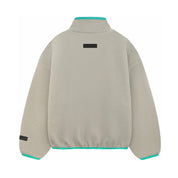 Fear of God Essentials Kids Polar Fleece Halfzip Mockneck (SS24) Seal