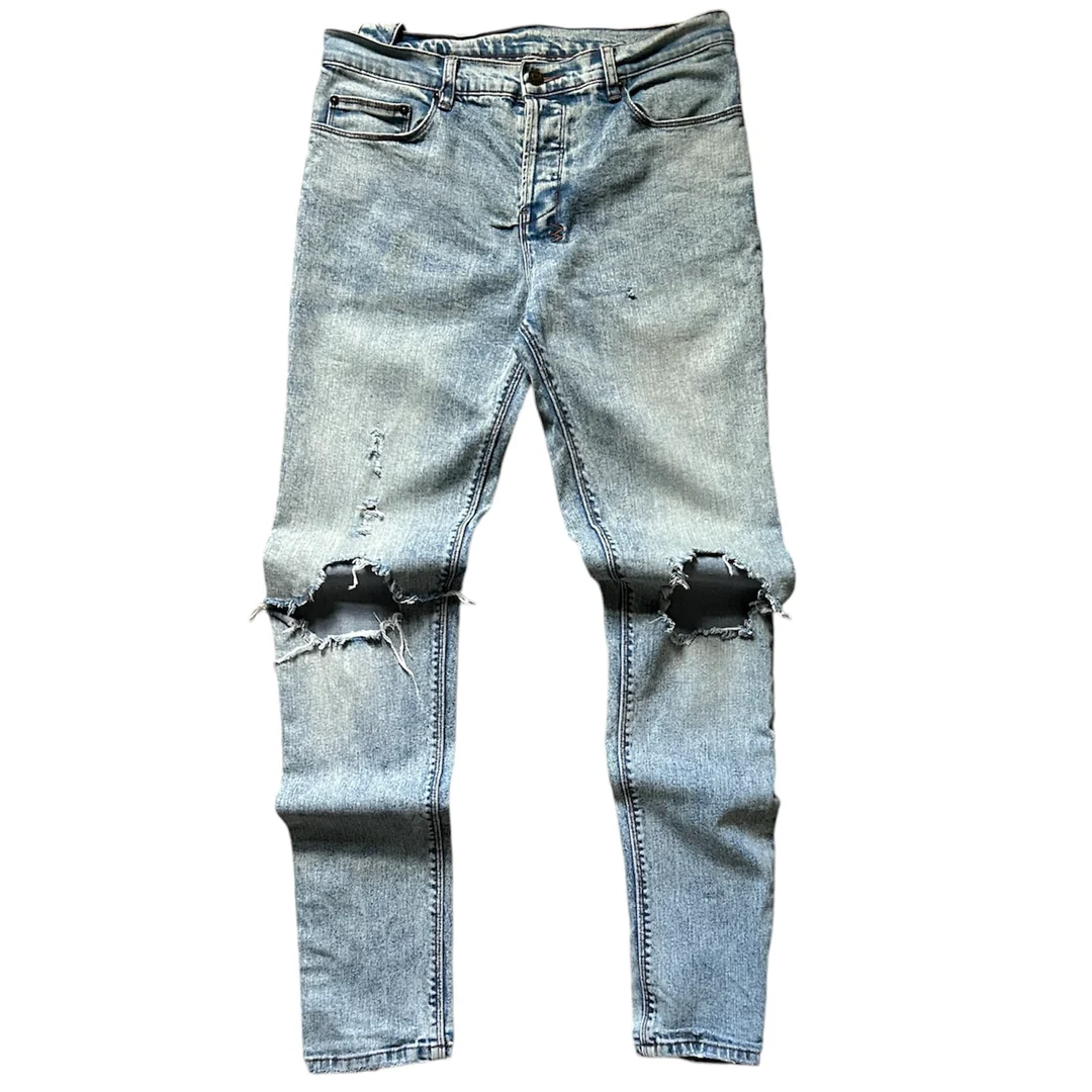 Ksubi Chitch Philbu Blue Denim Jeans (Preowned)