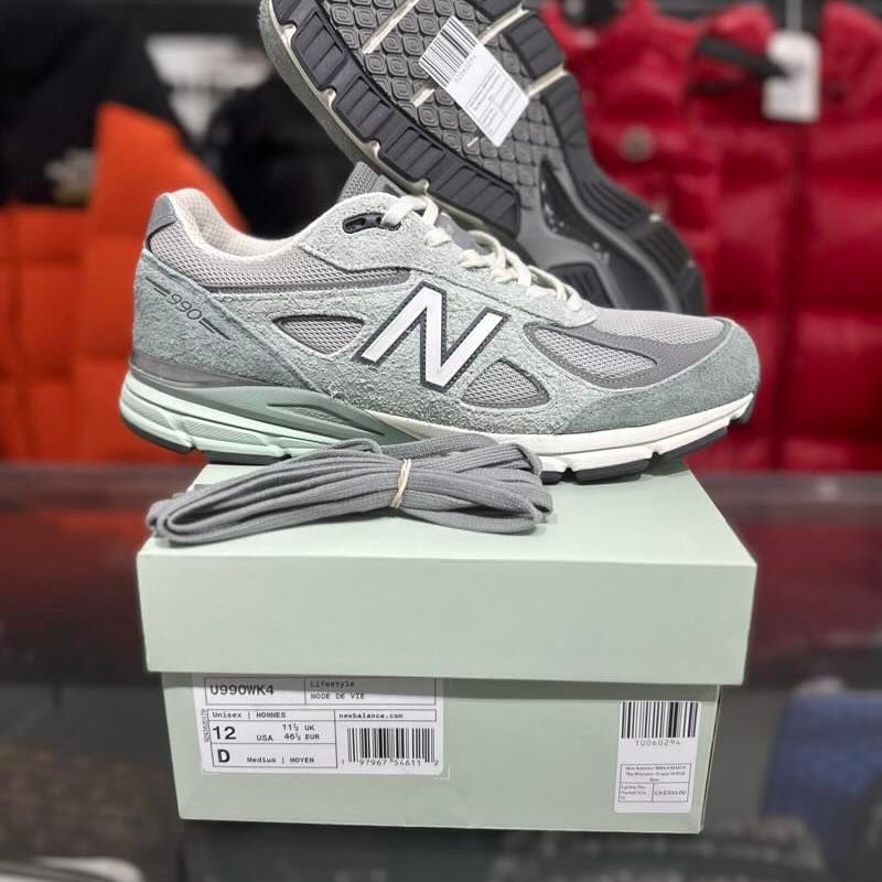 New Balance 990v4 MiUSA The Whitaker Group Willful Bias, lightly pre-owned, US Men's 12 – photo 2 of 6
