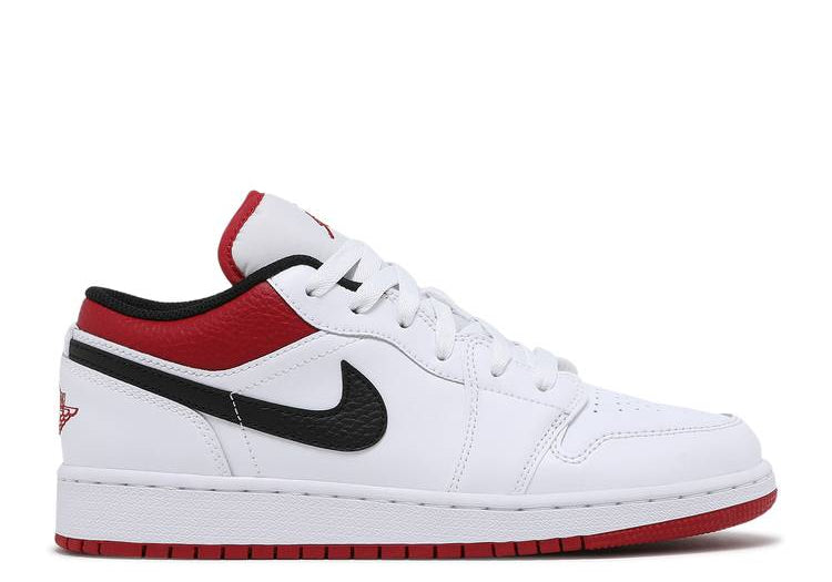 Jordan 1 Low White Gym Red (GS)