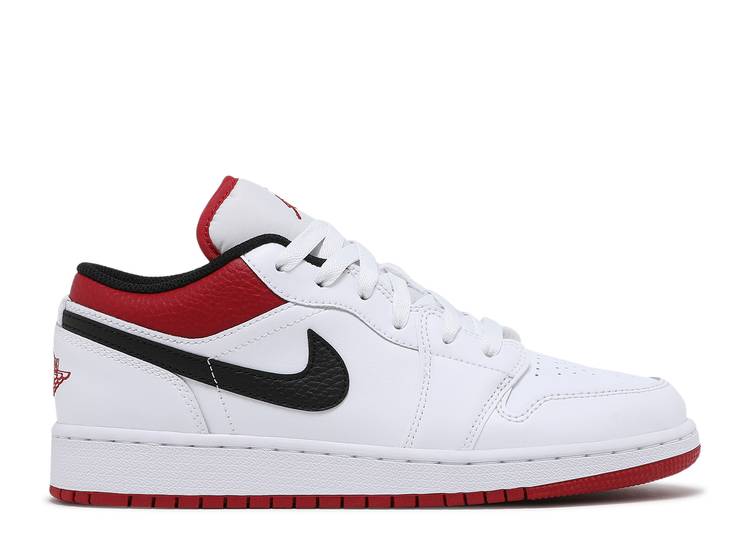 Jordan 1 Low White Gym Red (GS)