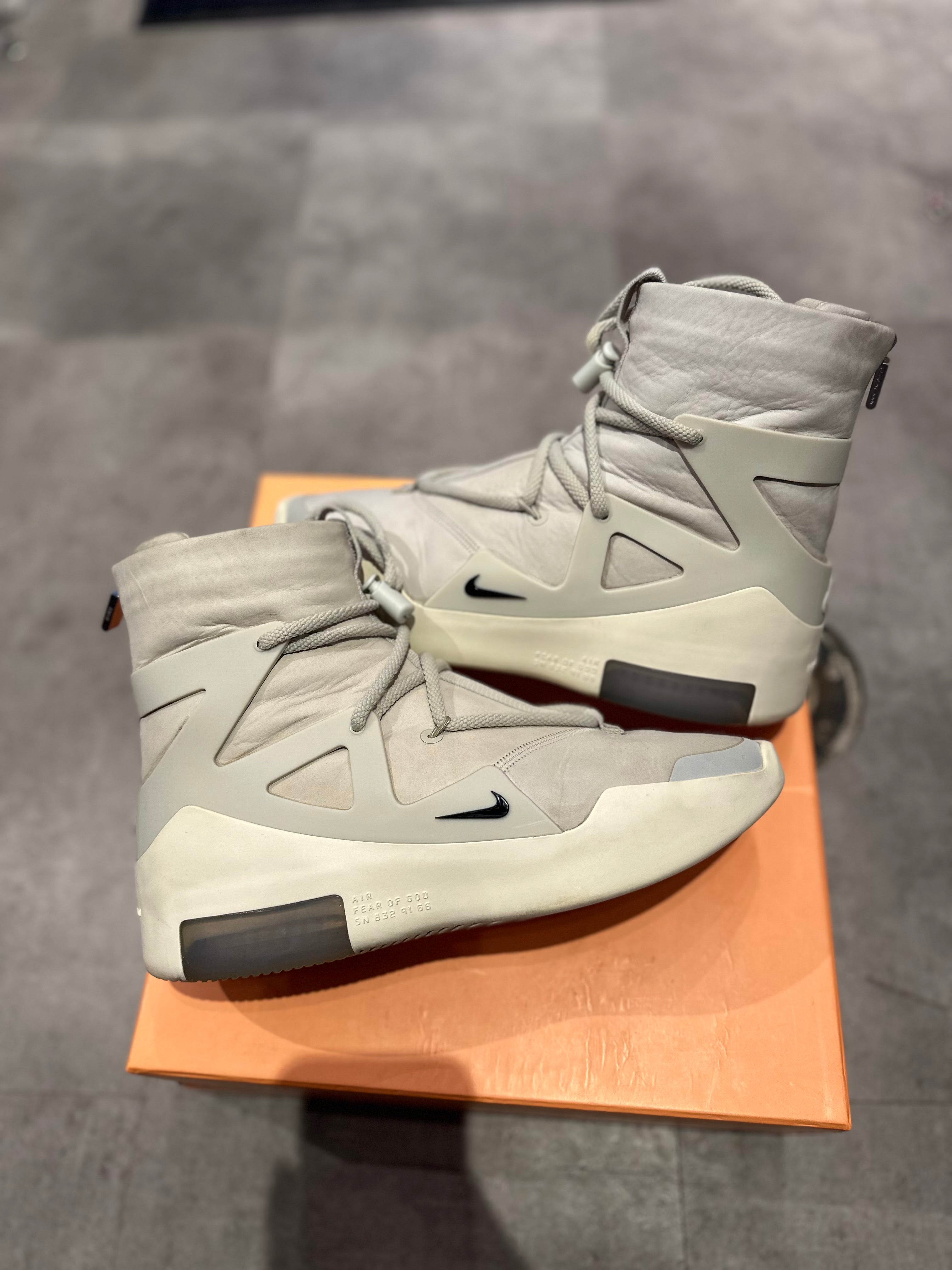 Nike Air Fear of God 1 Light Bone, pre-owned, US Men's 7.5 – photo 4 of 7