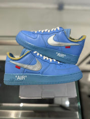 Nike Air Force 1 Low Off-White MCA University Blue, pre-owned, US Men's 10 – photo 4 of 7