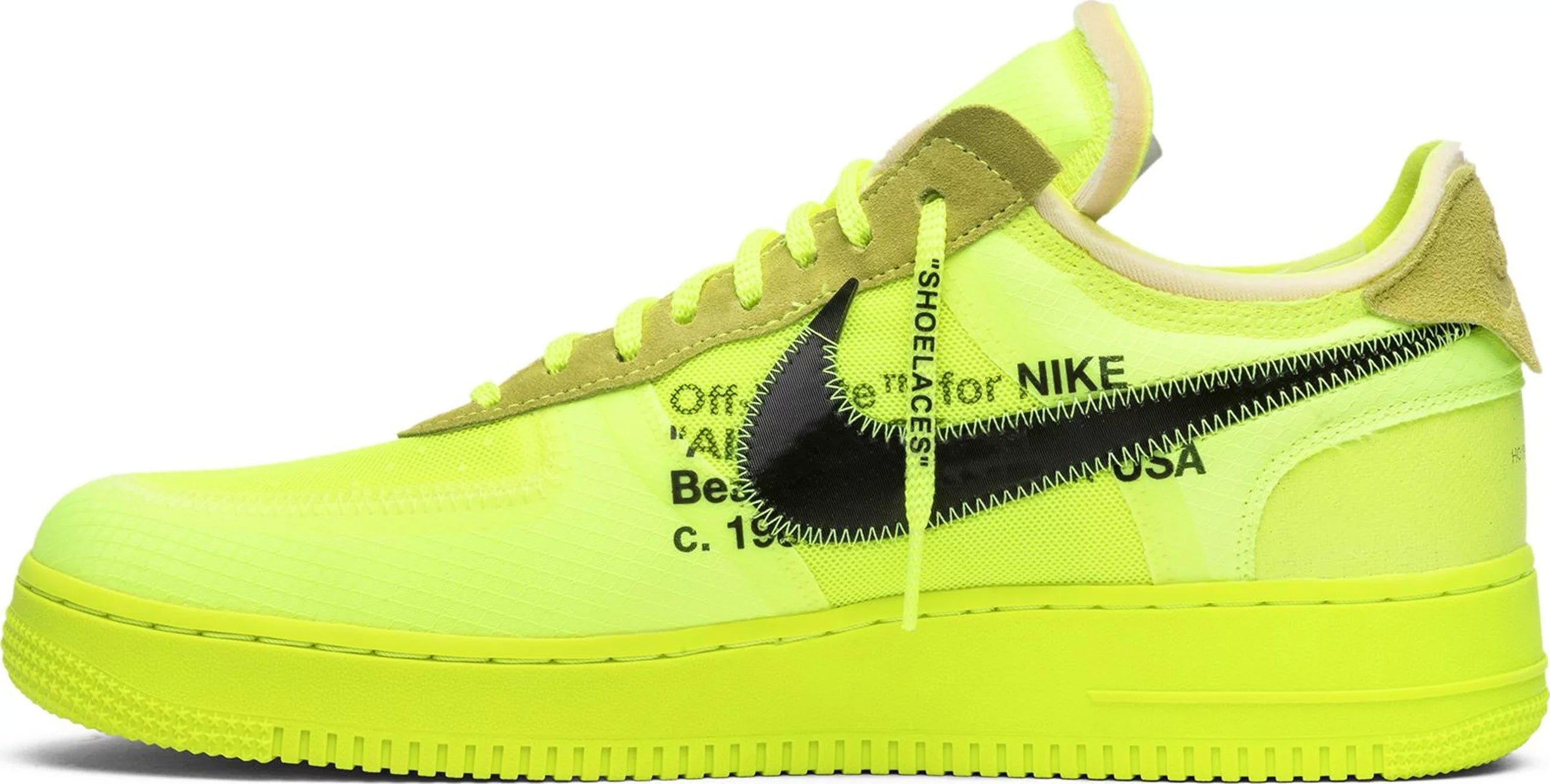 Nike Air Force 1 Low Off-White Volt, brand new – photo 3 of 5