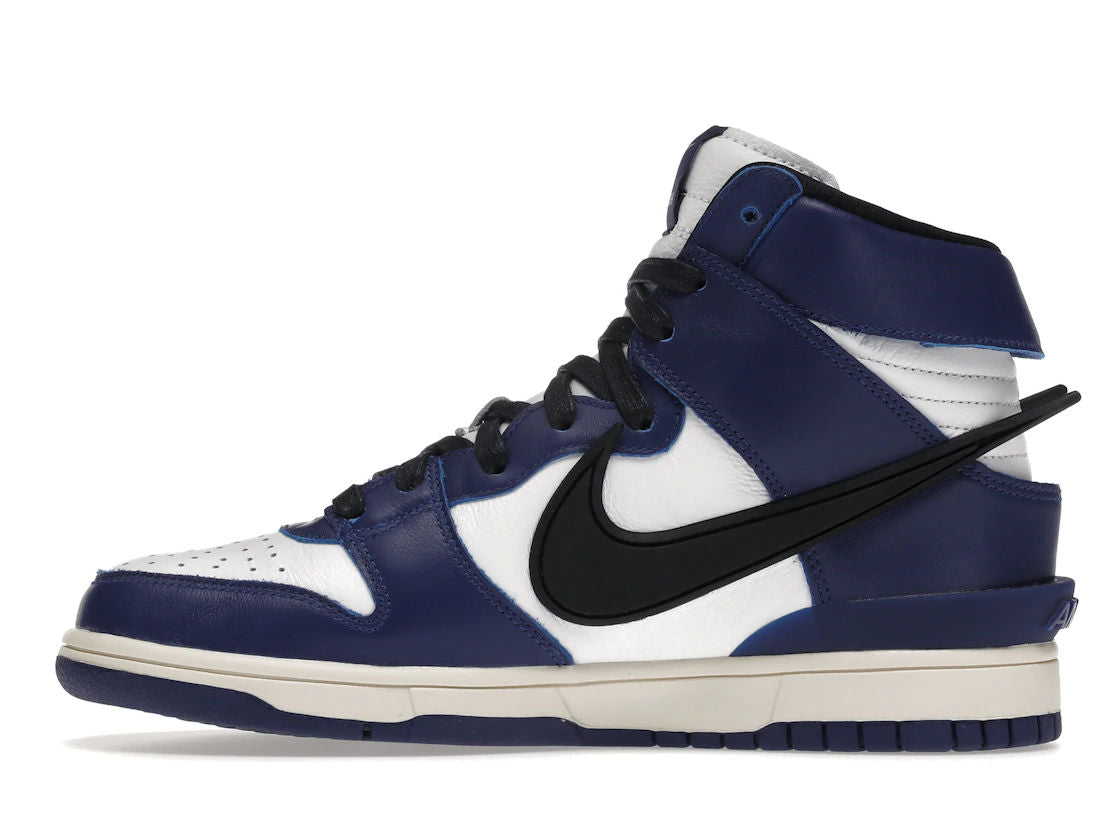Nike Dunk High AMBUSH Deep Royal, brand new, US Men's 9.5 – photo 4 of 4