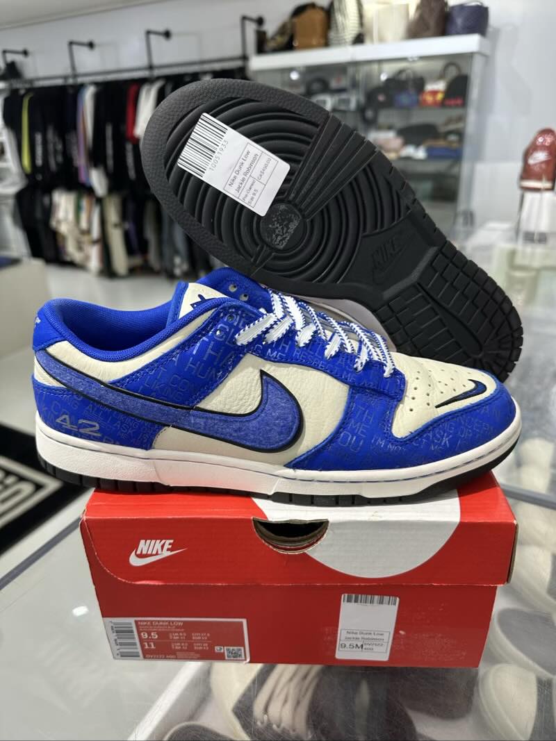 Nike Dunk Low Jackie Robinson, pre-owned, US Men's 9.5 – photo 2 of 7