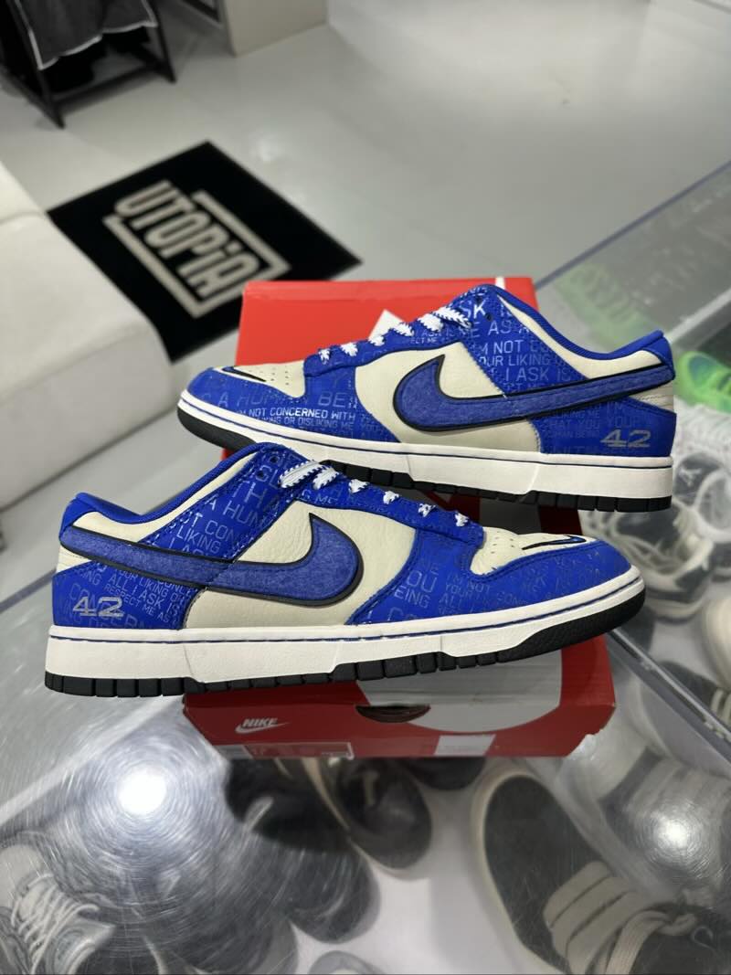 Nike Dunk Low Jackie Robinson, pre-owned, US Men's 9.5 – photo 4 of 7
