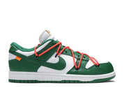 Nike Dunk Low Off-White Pine Green, pre-owned, US Men's 12 – photo 1 of 7