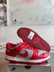 Nike Dunk Low Off-White University Red, pre-owned, US Men's 10 – photo 2 of 7
