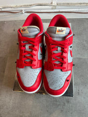 Nike Dunk Low Off-White University Red, pre-owned, US Men's 10 – photo 3 of 7