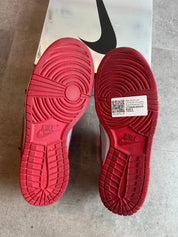 Nike Dunk Low Off-White University Red, pre-owned, US Men's 10 – photo 6 of 7