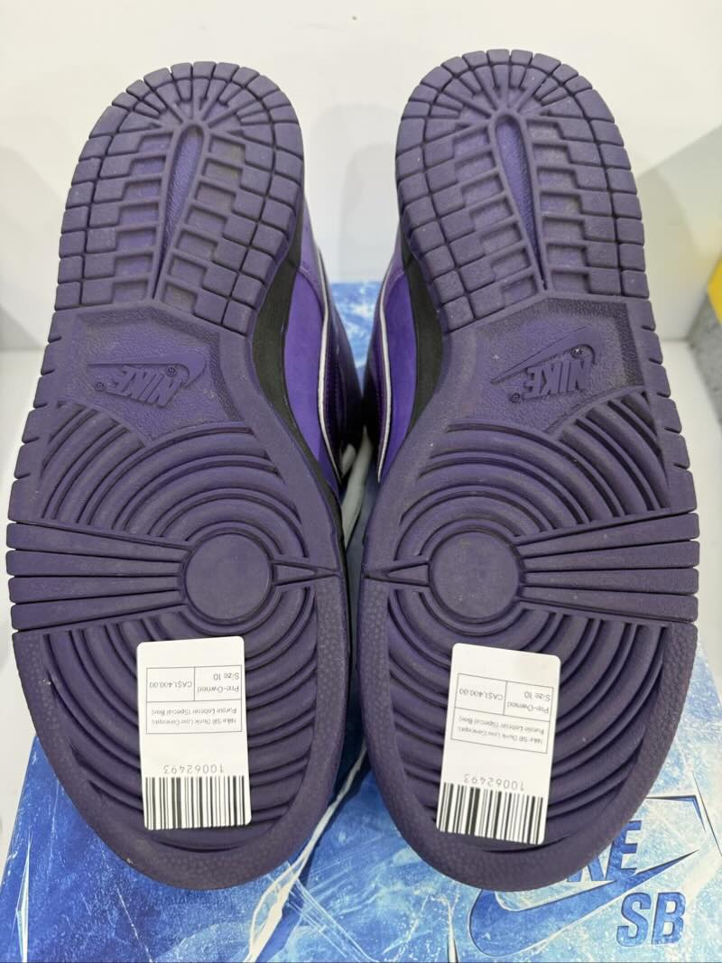 Nike SB Dunk Low Concepts Purple Lobster (Special Box), pre-owned, US Men's 10 – photo 7 of 7