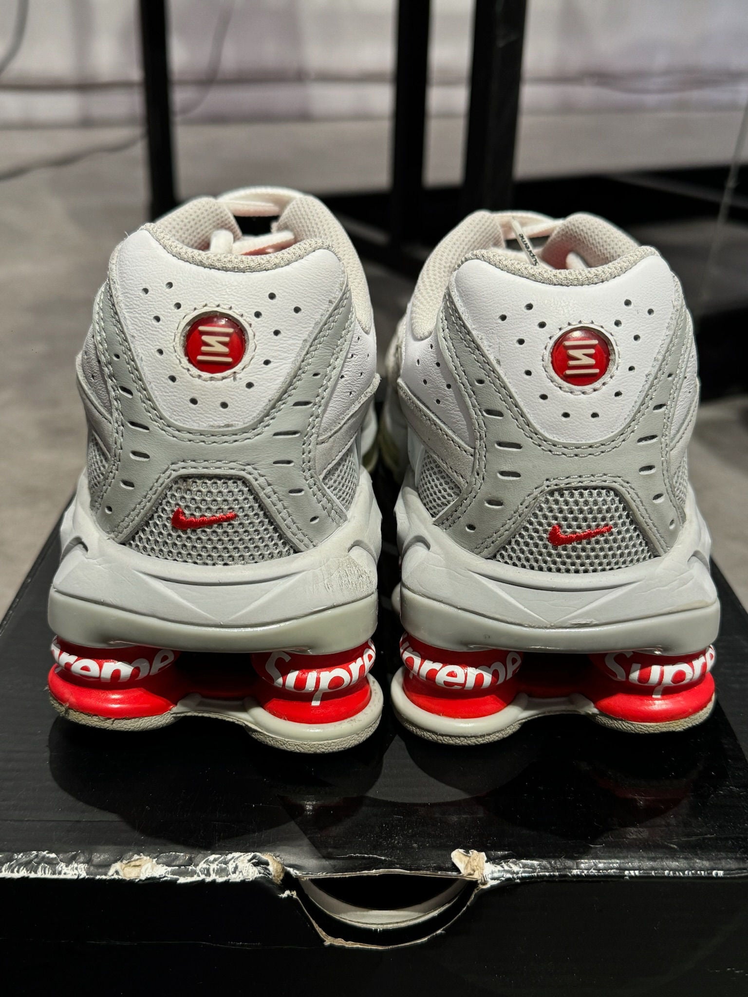 Nike Shox Ride 2 SP Supreme White, pre-owned, US Men's 8 – photo 6 of 7