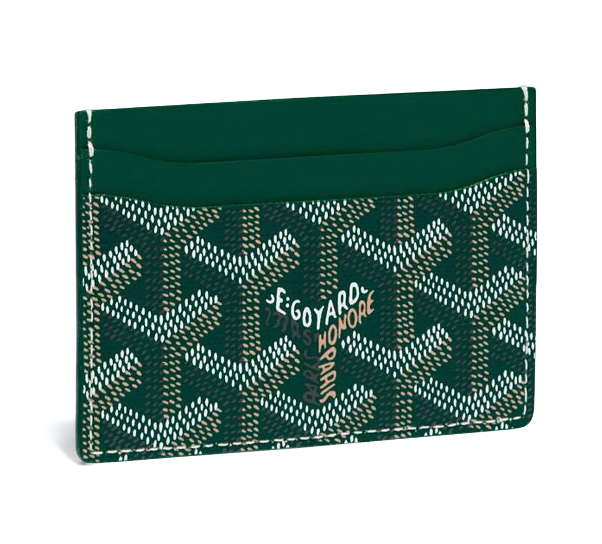 Goyard Saint Sulpice Card Holder Green (Preowned)