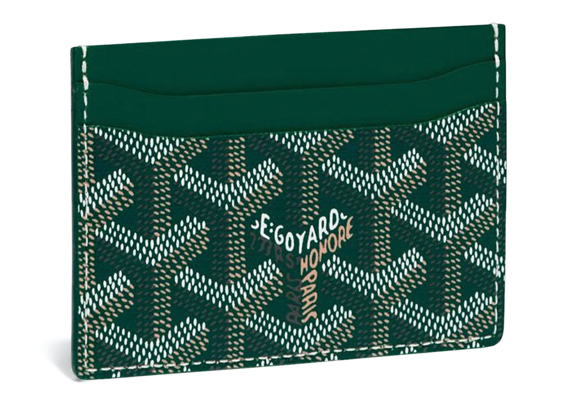 Goyard Saint Sulpice Card Holder Green (Preowned)