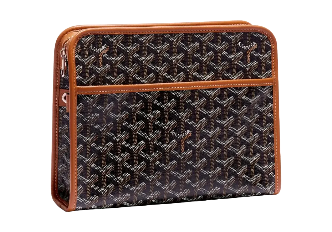 Goyard Jouvence MM Toiletry Bag Black & Tan