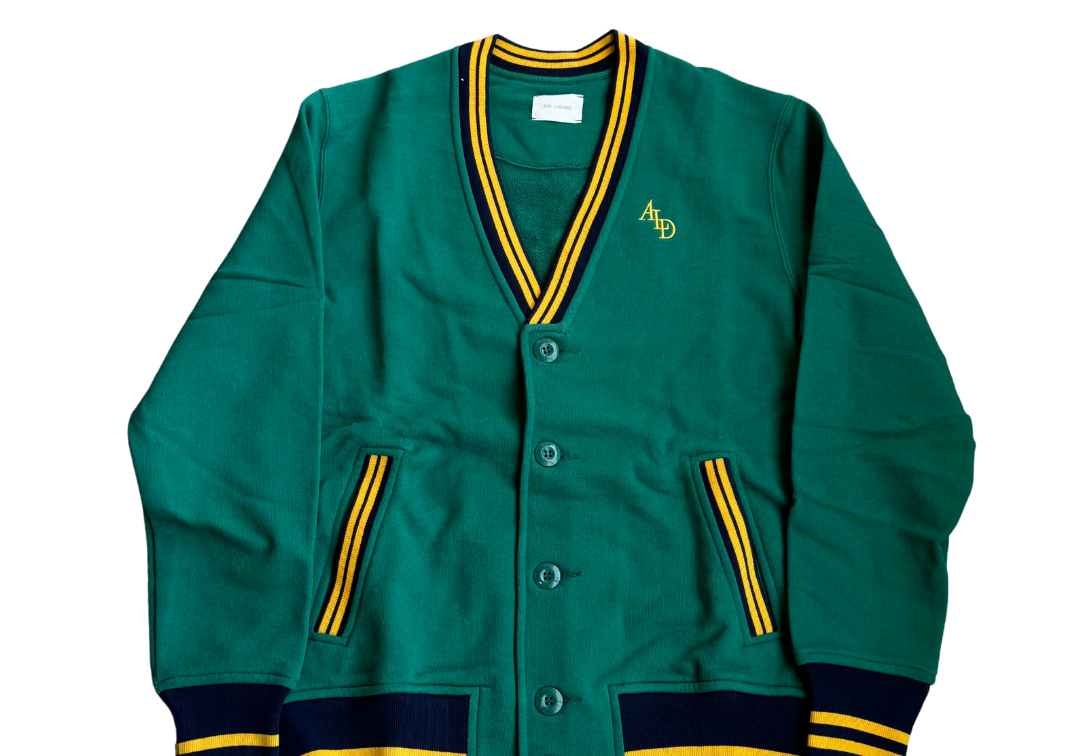 Aime Leon Dore French Terry Cardigan Green