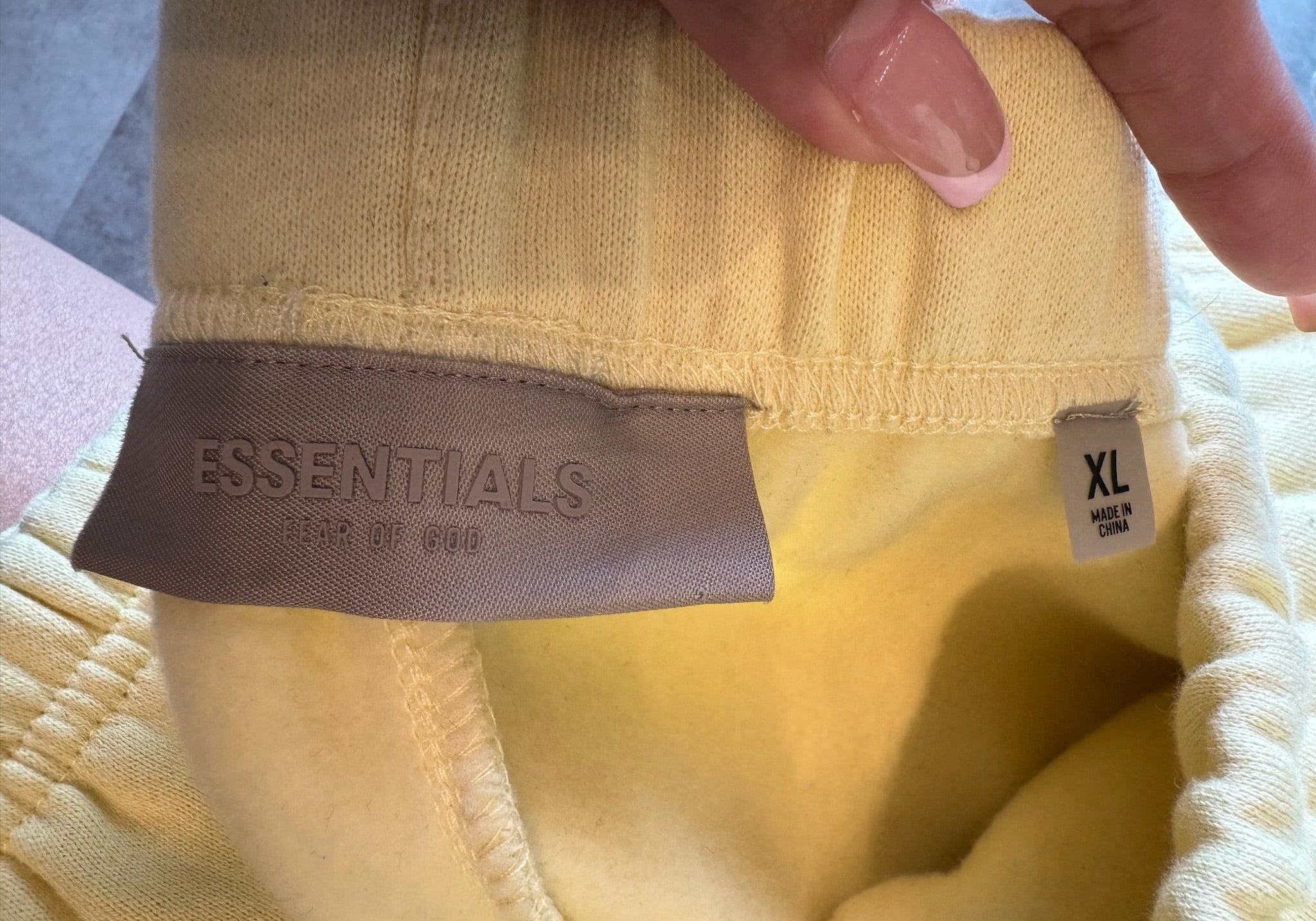 Fear of God Essentials Sweatpants (FW22) Canary (Preowned)