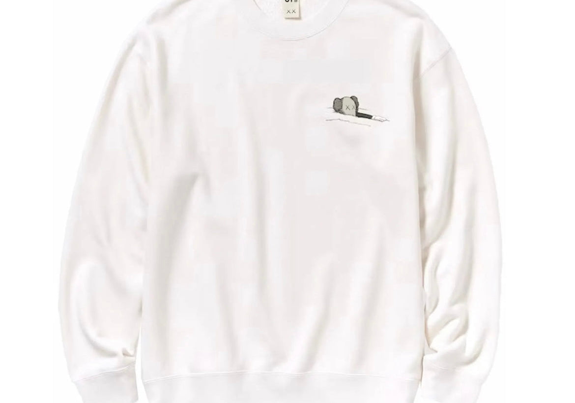 Kaws X Uniqlo Longsleeve Sweatshirt Off-White