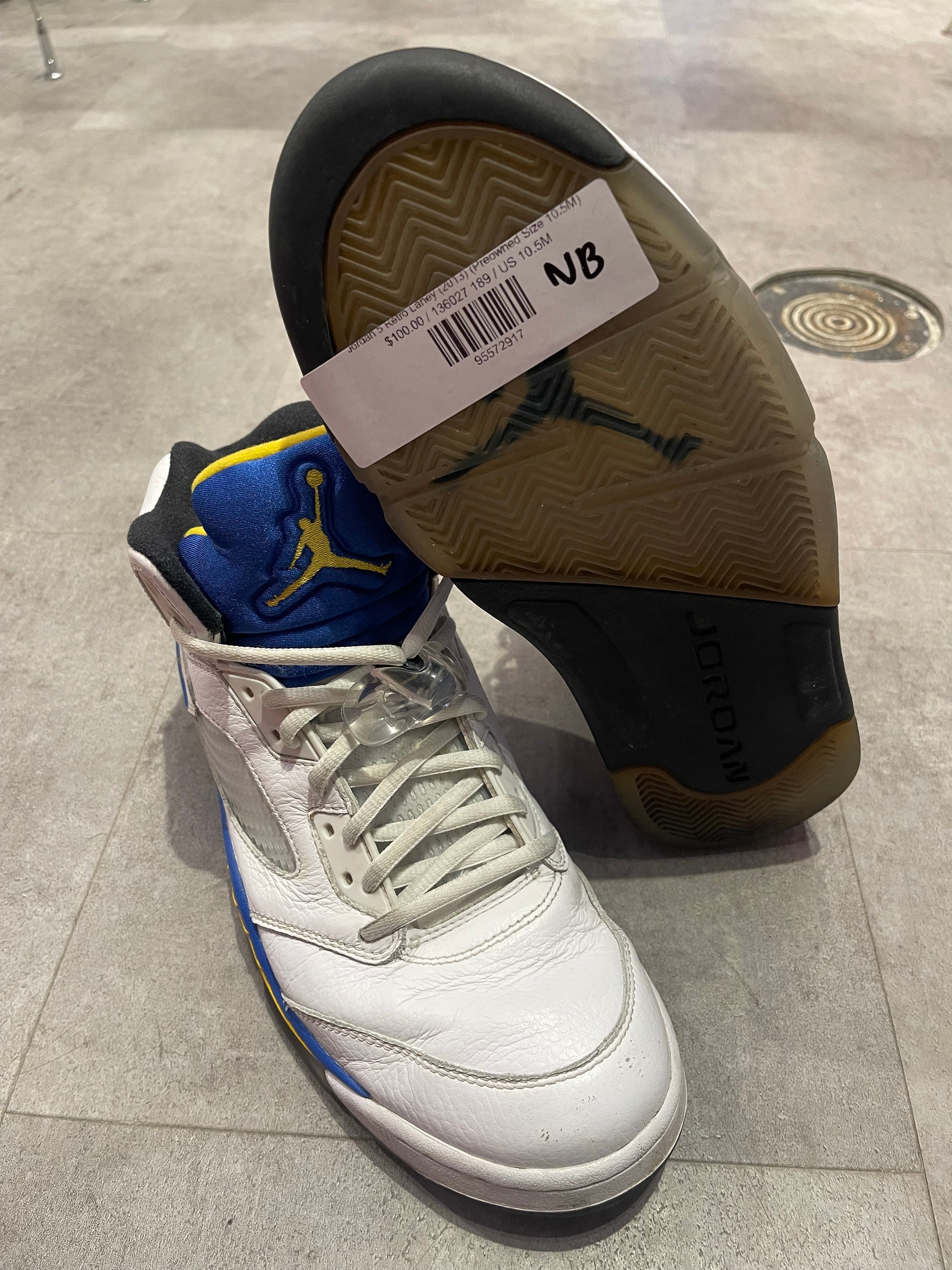 Jordan 5 Retro Laney (2013) (Preowned Size 10.5M)