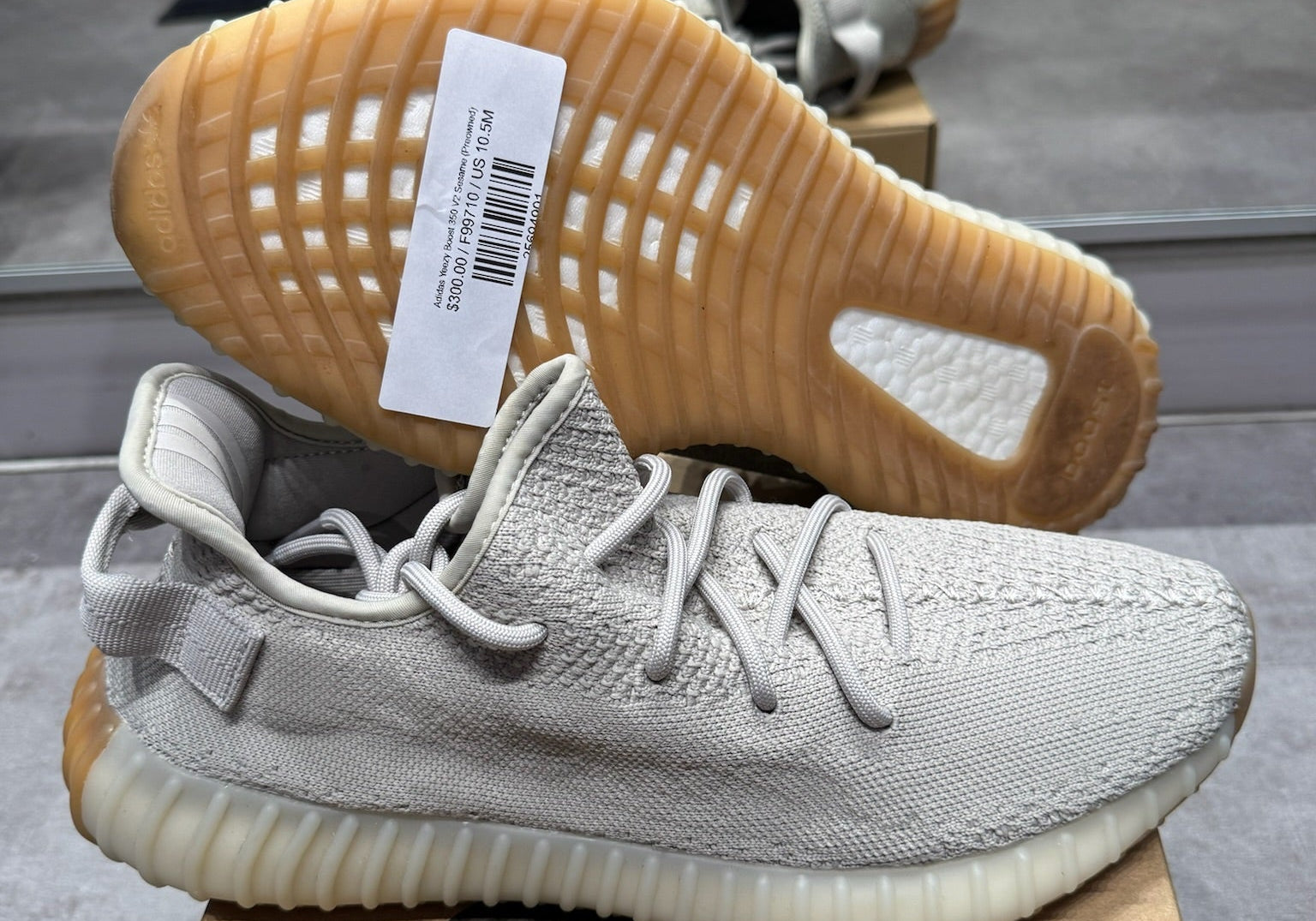 Adidas Yeezy Boost 350 V2 Sesame (Preowned Size 10.5)