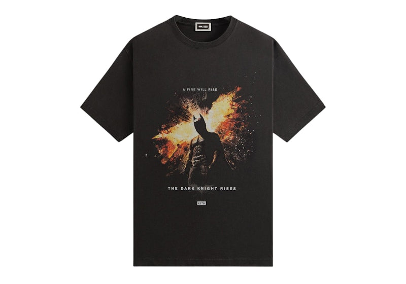 Kith x Batman Dark Knight Rises Vintage Tee Black