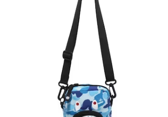 BAPE ABC Camo Shark Mini Bag Blue