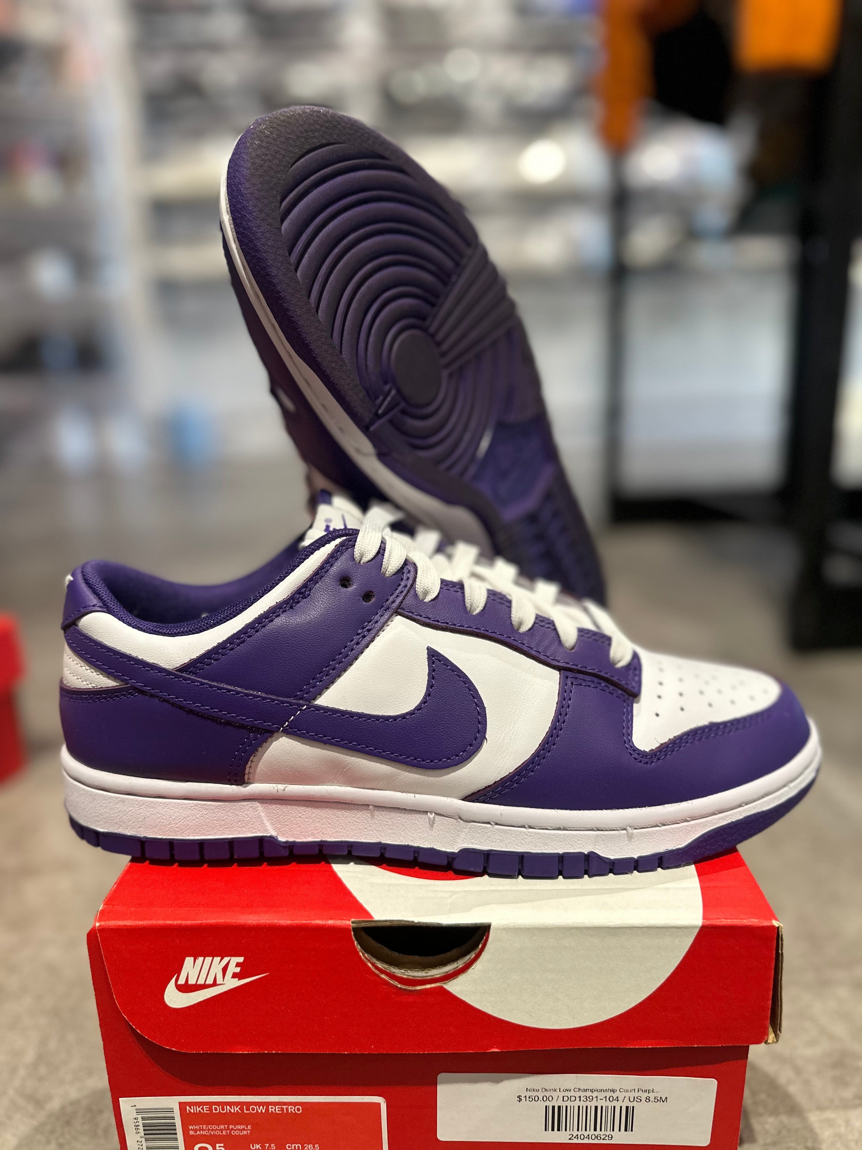 Nike Dunk Low Championship Court Purple (Preowned)