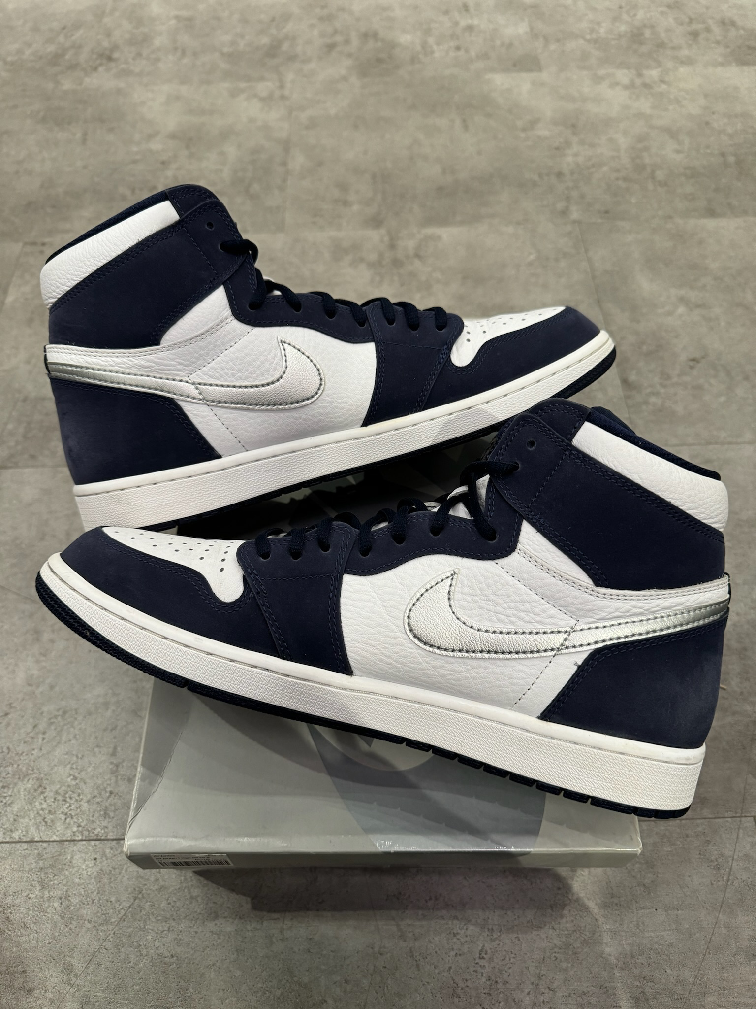 Jordan 1 Retro High CO.JP Japan Midnight Navy (2020) (Preowned Size 13)