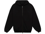 Fear of God Essentials Heavy Fleece Full Zip Hoodie Black (FW24)