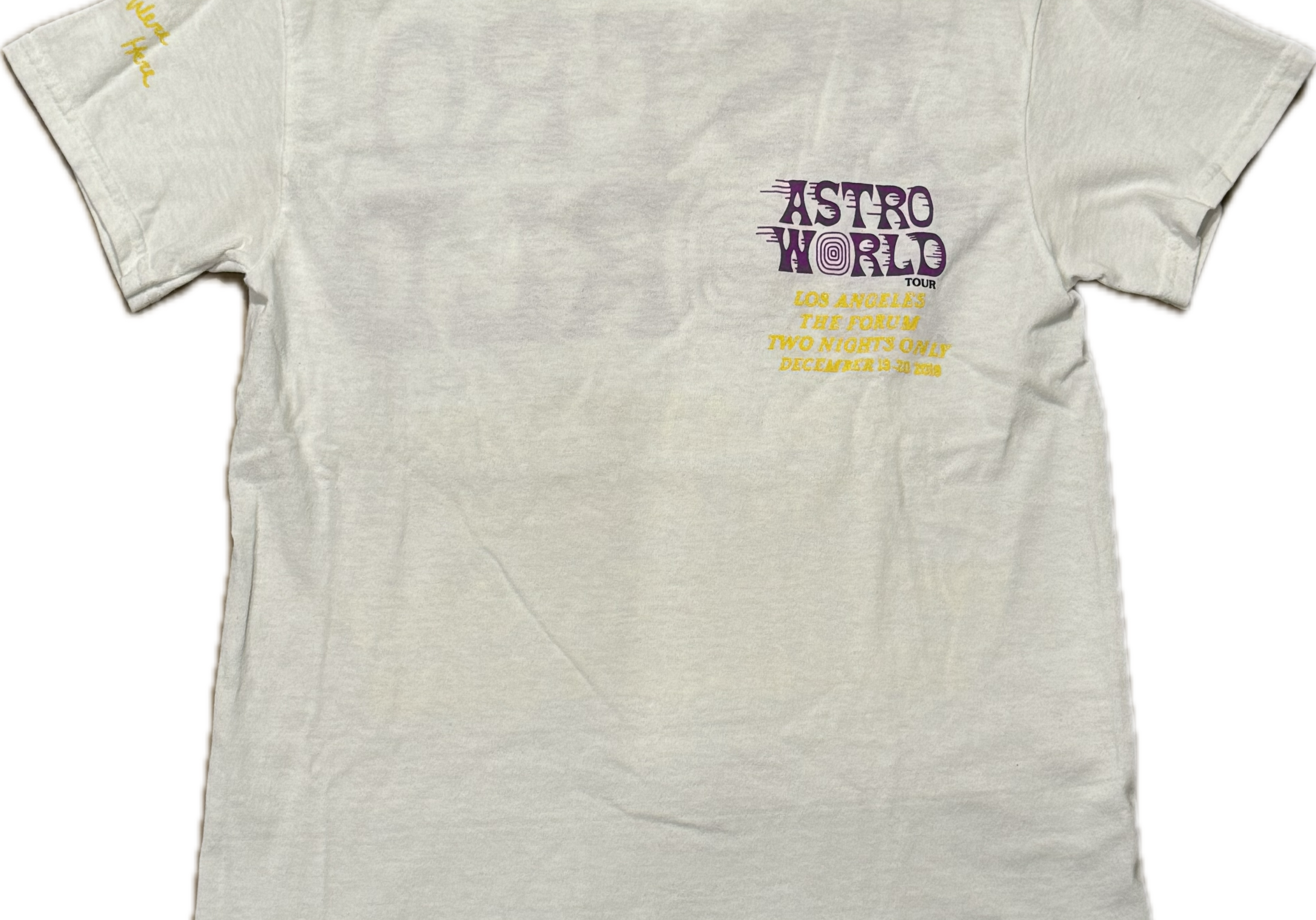 Travis Scott Astroworld LA Exclusive T-Shirt White (Preowned)