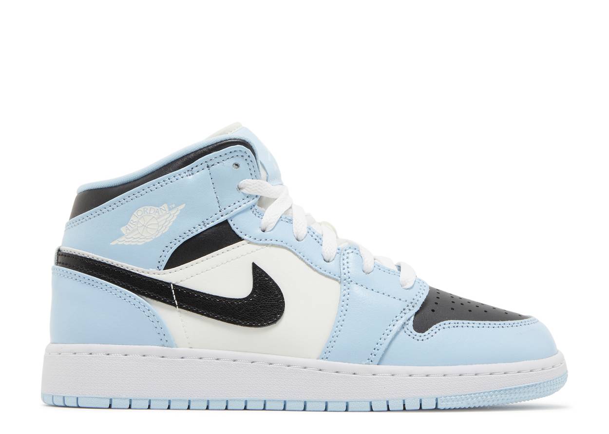 Jordan 1 Mid Ice Blue (2022) (GS) (Preowned)