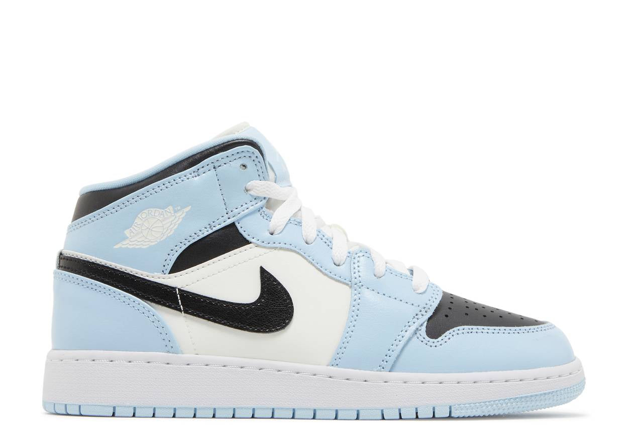 Jordan 1 Mid Ice Blue (2022) (GS) (Preowned)